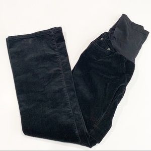 Motherhood corduroy black maternity pants